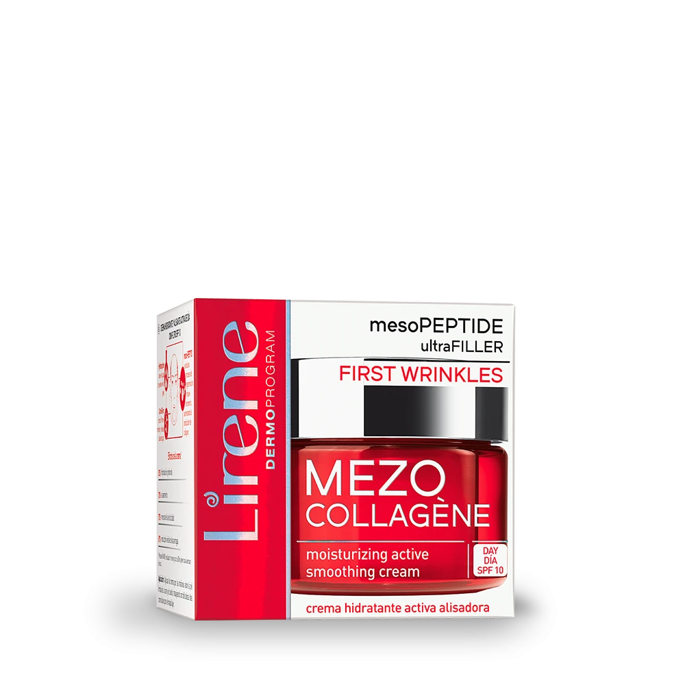 Lirene MEZO COLLAGÈNE Moisturising active smoothing day cream with SPF 10 mesoPEPTIDE