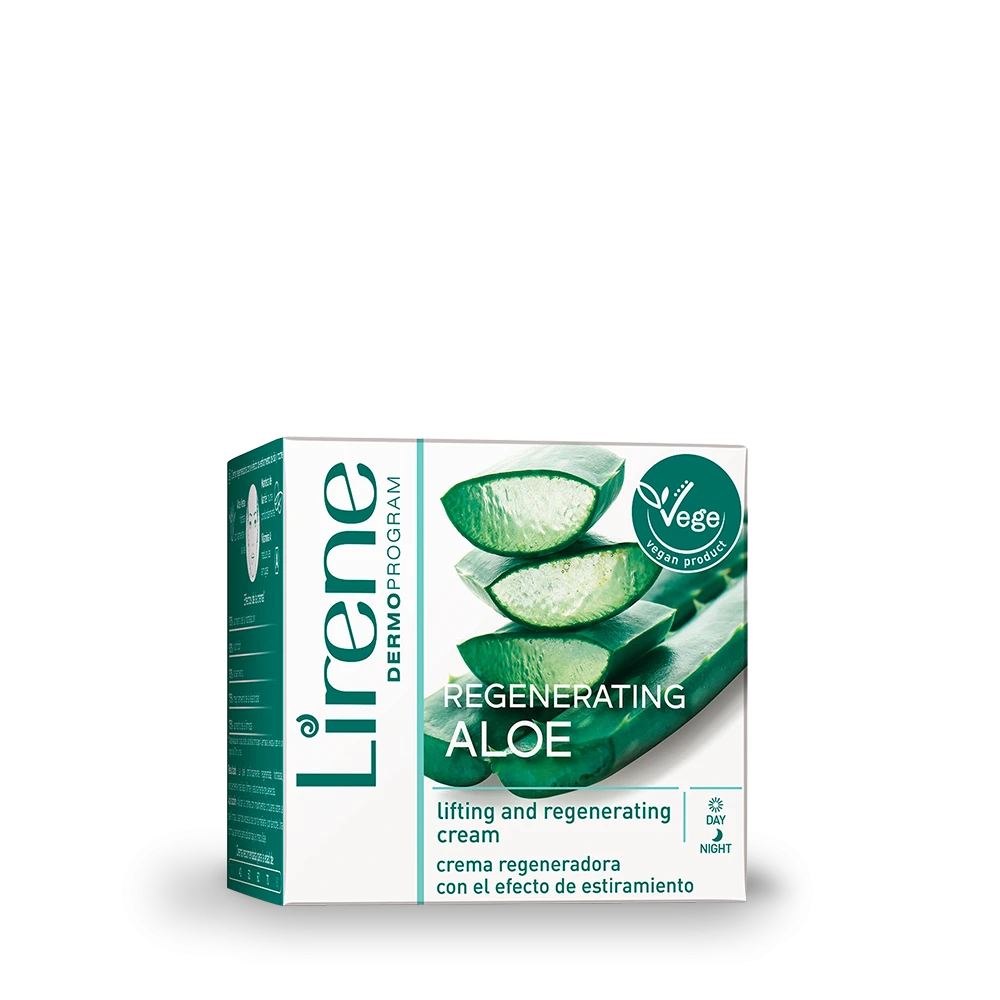 Lirene MOISTURIZATION AND NUTRITION Lifting And Regenerating Cream REGENERATING ALOE