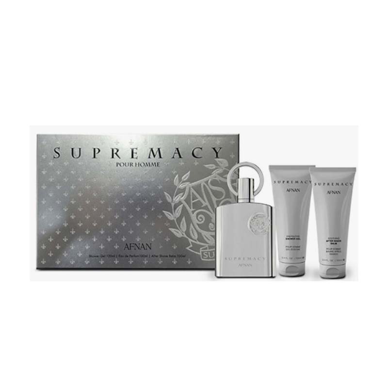 Set Afnan Supremacy Silver Pour Homme