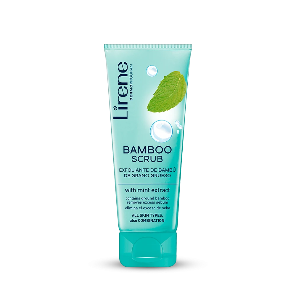 Lirene Coarse bamboo Scrub With Mint Extract